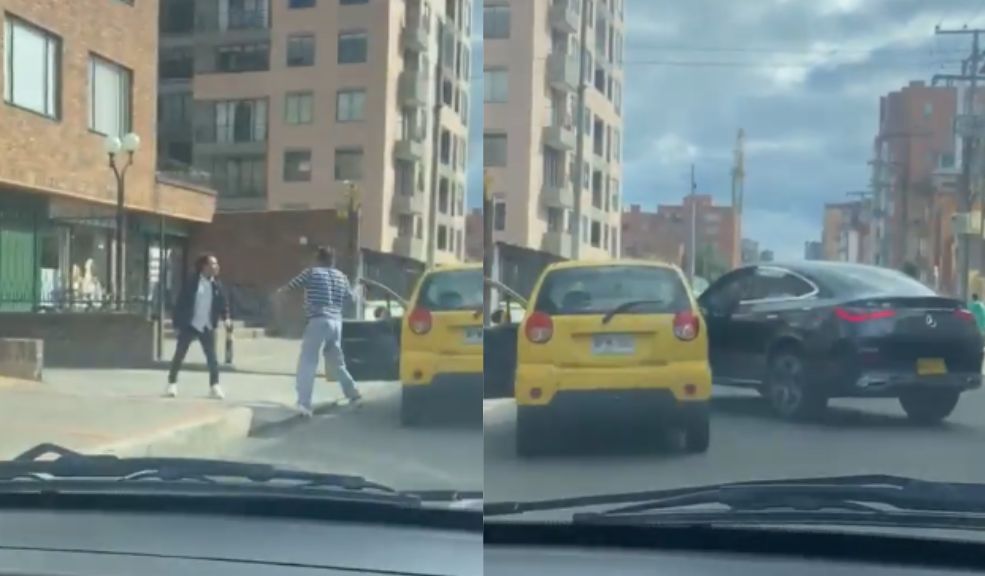 EN VIDEO: Conductores se fueron a los golpes en plena calle El conductor de una camioneta y un taxista se enfrentaron en la vía. Aquí el video.