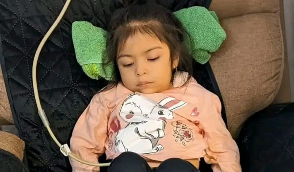 Drama de familia de niña de 7 años: requiere de ayuda para salvar su vida Nicoll Sierra tiene parálisis cerebral y no puede comer por sus propios medios. La niña necesita de un dispositivo para hacerlo.