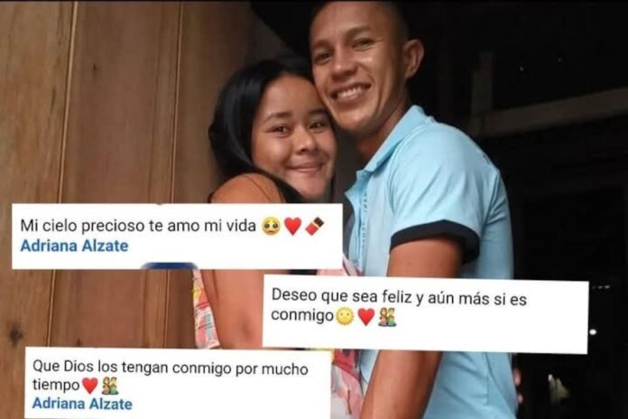 Le dedicó bonito mensajes de amor a su esposa y luego la asesinó Parecía un amor de novela y de eso fueron testigos sus vecinos y familiares. Pero el estaba lleno de furia y celos. La mató frente a varios testigos.