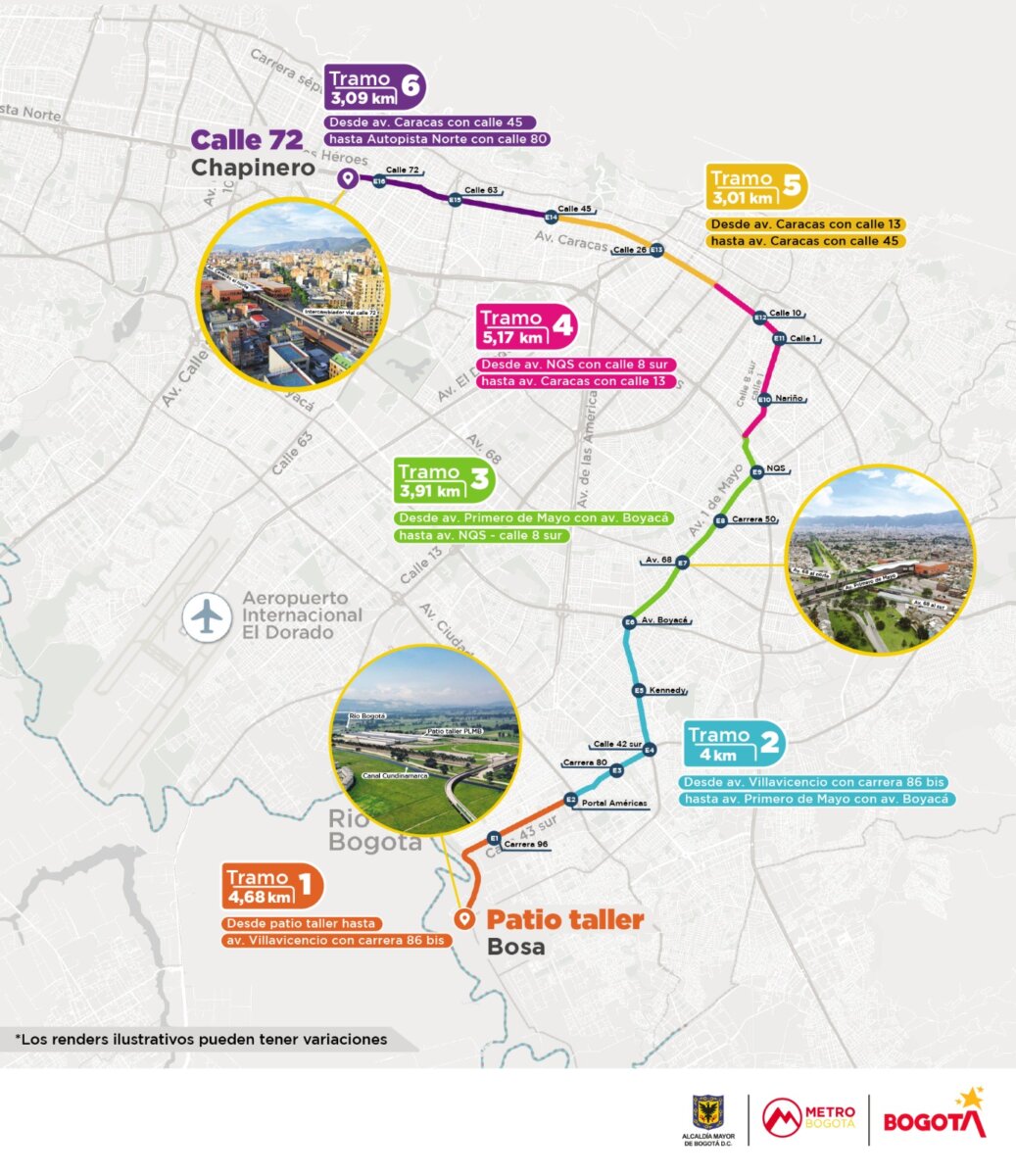 Especial Metro de Bogotá: así avanza su construcción 3 Especial Metro de Bogotá: así avanza su construcción El alcalde Carlos Fernando Galán presentó los avances de la obra que inició su construcción en 2021 y ha dado un salto enorme.
