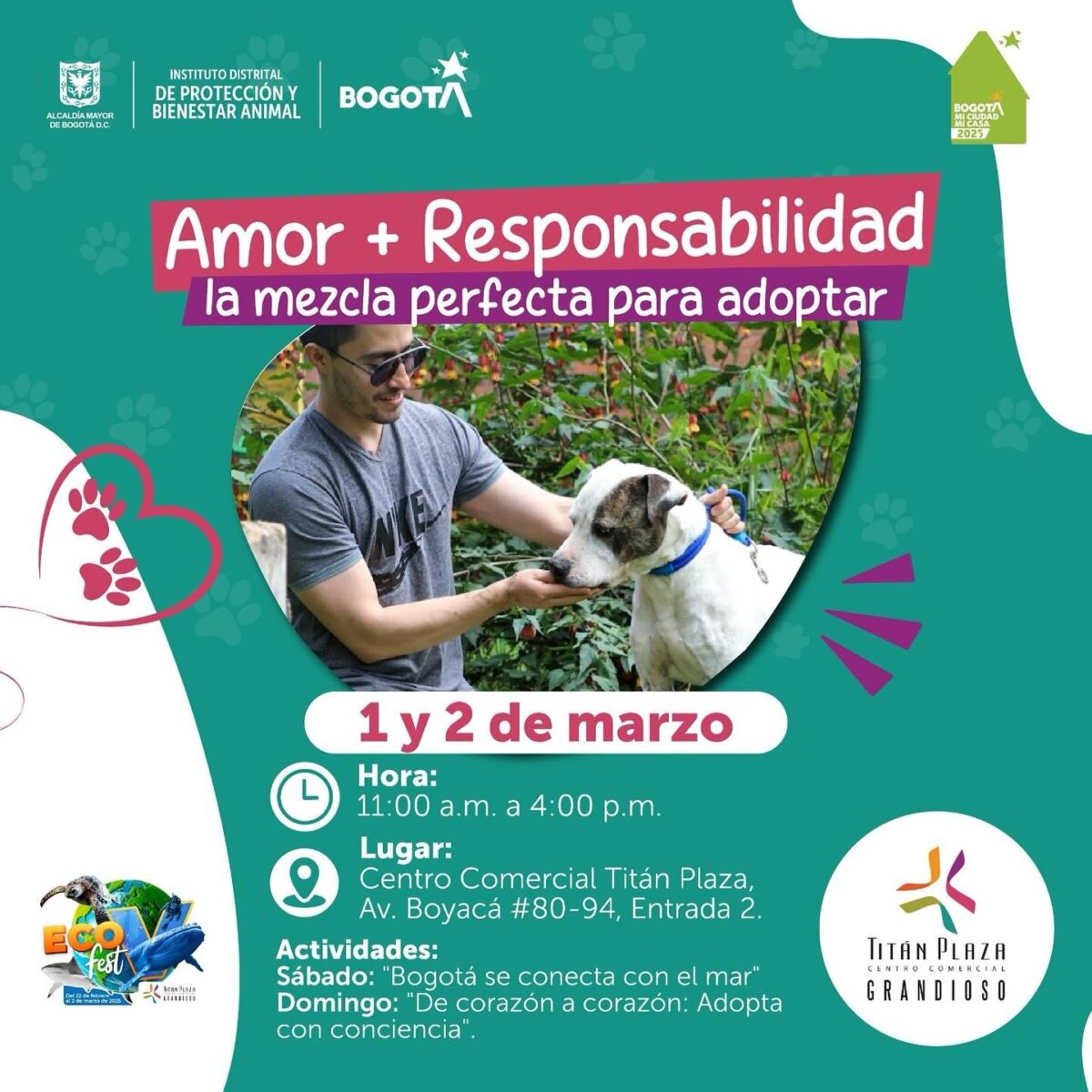 Gran jornada de adopción este fin de semana en Bogotá: todo lo que debe saber 2 Gran jornada de adopción este fin de semana en Bogotá: todo lo que debe saber Requisitos para adoptar una mascota en Bogotá.