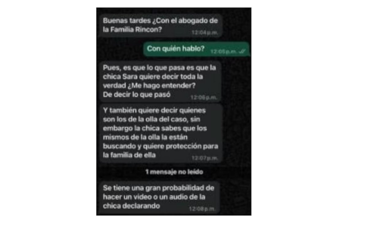 Caso Juan Felipe Rincón: denuncian que menor que tuvo contacto con el joven se encuentra desaparecida Se conocen nuevos detalles en el caso de Juan Felipe Rincón, hijo del inspector general de la Policía, William Rincón.