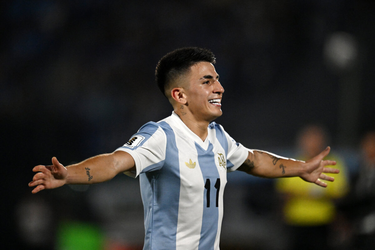 Así está el panorama de las Eliminatorias: ¿Cómo va Colombia? 8 El gol de Thiago Almada fue el número 22 para Argentina, en la presente edición de Eliminatoria.