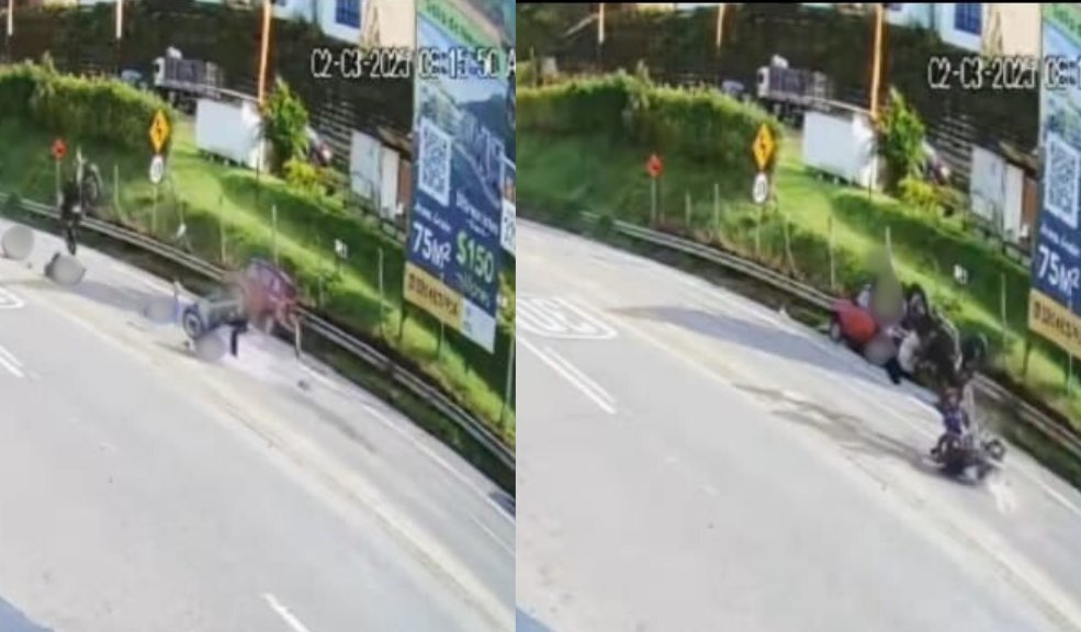 Accidente fatal, motociclista muere al impactar con otra moto 1 Accidente fatal, motociclista muere al impactar con otra moto Dos motociclistas chocaron en la vía Villeta, sector Asturias, dejando una persona fallecida y otra herida, por el momento. El exceso de velocidad sería la causa.