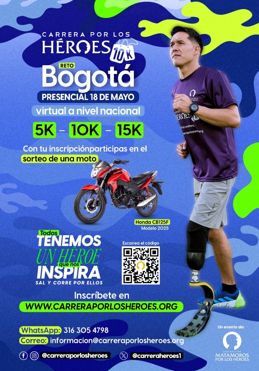 Ya llega la 17 edición de "Carrera por los héroes": descubra cómo inscribirse 2 Ya llega la 17 edición de "Carrera por los héroes": descubra cómo inscribirse Ya llega la 17 edición de "Carrera por los héroes"