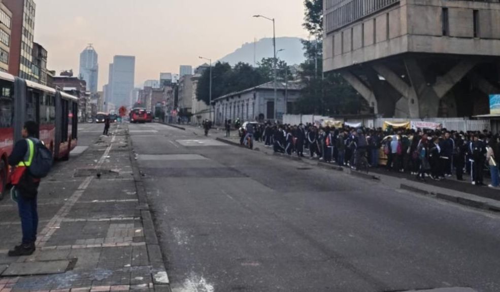 EN VIVO| Movilidad en Bogotá: se registran manifestaciones en la avenida Caracas A esta hora, manifestaciones en la avenida caracas afectan la movilidad.