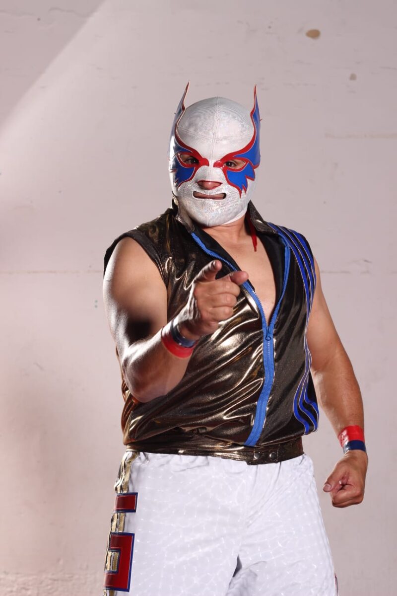 Gemelo Halcón empezó a practicar lucha libre desde los 3 años.