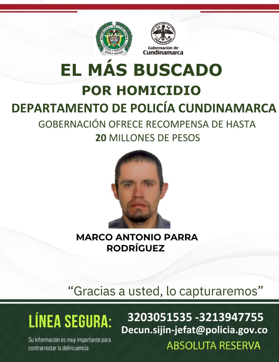 Policía ofrece recompensa de hasta $20 millones por el presunto feminicida de Emily Villalba 1 Policía ofrece recompensa de hasta $20 millones por el presunto feminicida de Emily Villalba Las autoridades continúan buscando a Marco Parra, quien habría sido el último en estar con Emily Villalba. Ofrecen recompensa de hasta $20 millones.