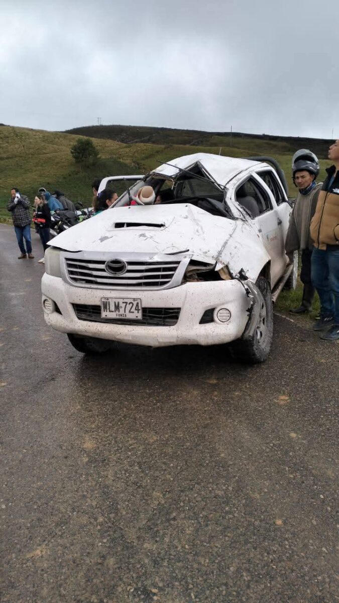 Trágico accidente en Sumapaz dejó un muerto y 4 trabajadores de la Subred Sur heridos 1 Accidente