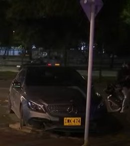 Grave accidente en Suba dejó dos ciclistas heridos