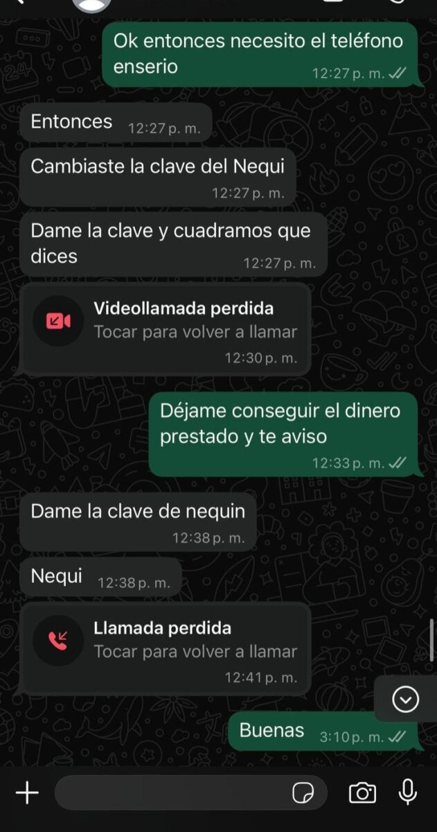 Joven de 21 años es capturado en flagrancia por extorsión El joven le robó el celular a la mujer mientras ella hacía deporte y luego comenzó a extorsionarla.