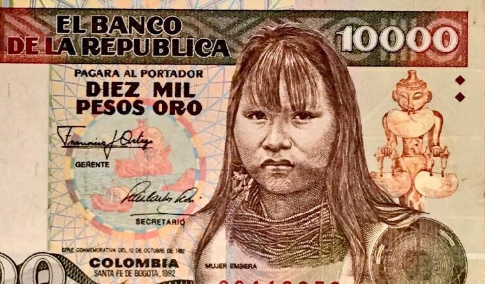 Mujer indígena demandó al Banco de la República por uso de su imagen el billete de $ 10.000 2 Mujer indígena demandó al Banco de la República por uso de su imagen el billete de $ 10.000