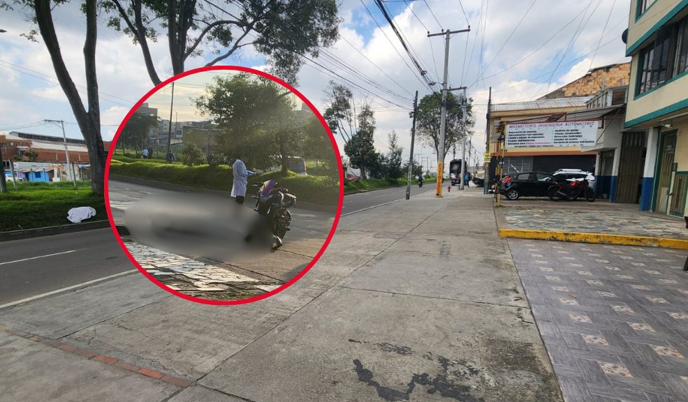 Misterio por muerte de motero en Engativá 2 Misterio por muerte de motero en Engativá