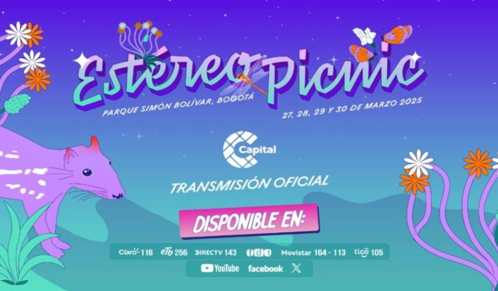 Aproveche que el Festival Estéreo Picnic 2025 se podrá ver por televisión