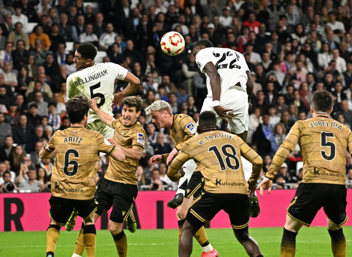 Real Madrid sufre, pero clasifica a la final de la Copa del Rey tras eliminar a la Real Sociedad El Real Madrid logró una agónica clasificación a la final de la Copa del Rey, al imponerse en el global (5-4) sobre la Real Sociedad, en la semifinal. Estos serían sus rivales.