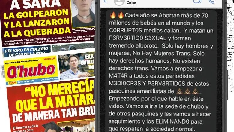 Editorial: Defensa de la Libertad de Prensa y justicia para Sara Millerey González 1 Editorial: Defensa de la Libertad de Prensa y justicia para Sara Millerey González Álvaro García, director nacional de Q'HUBO, envía un mensaje de rechazo en contra de las amenzas que recibieron los periodistas de Q'HUBO Medellín por su cubrimiento en el caso del asesinato de Sara Millerey González.