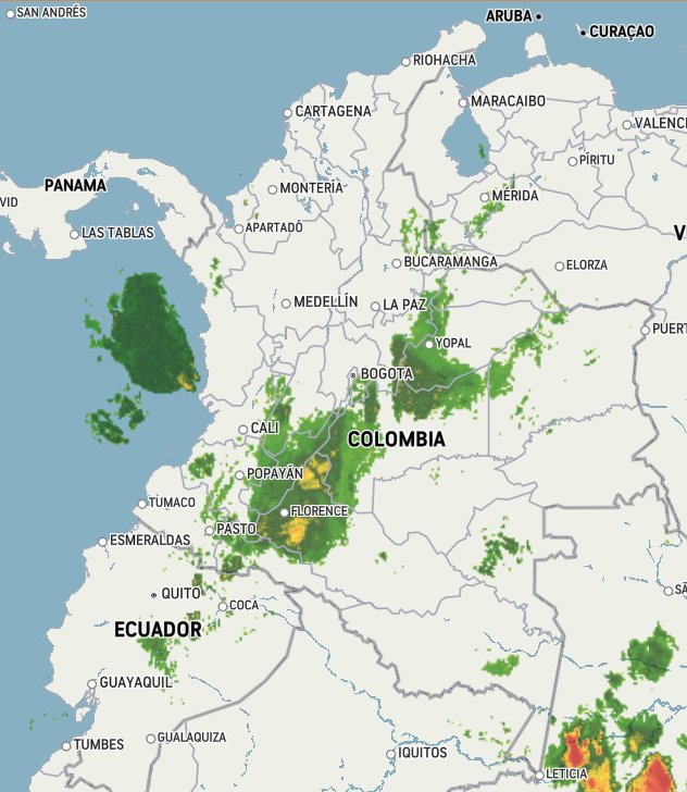 Abril de lluvias mil: así está el panorama en el país