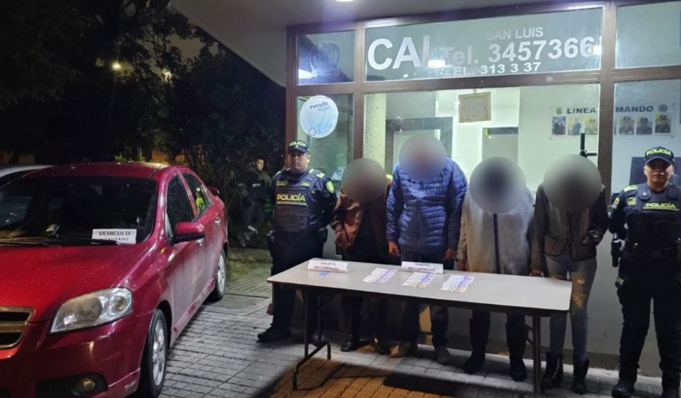 Cuatro capturados por hurtar más de 4 millones con 'tarjetazo' en Teusaquillo