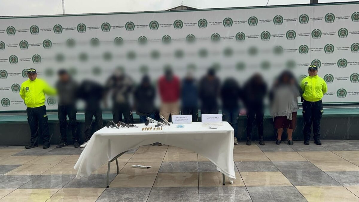 Desarticulan a 'Los Costa', banda dedicada al tráfico de droga en Fontibón