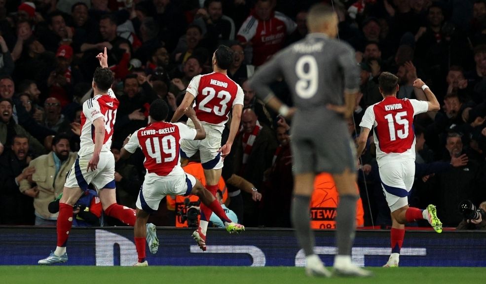 El Real Madrid debe darlo todo para remontar al Arsenal en la Champions 2 El Real Madrid debe darlo todo para remontar al Arsenal en la Champions Las goleadas no son lo habitual en los partidos del vigente campeón de Europa. En esta Champions, los blancos han ganado por tres o más goles en tres ocasiones, y solo una contra un rival de más envergadura.