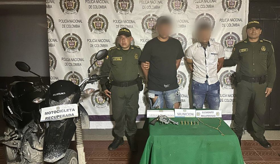 En Girardot, capturan pareja de ladrones tras robo de cadena