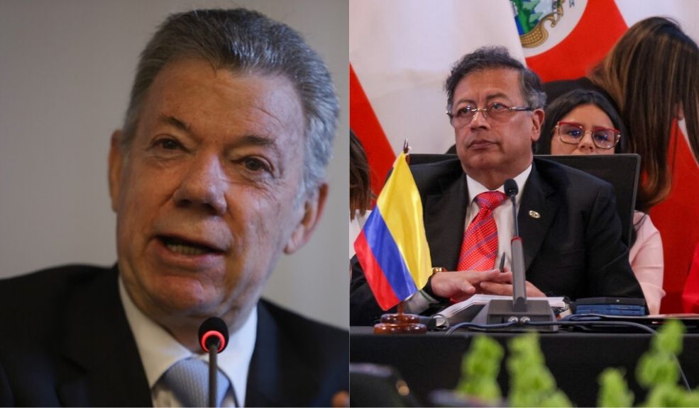 “Ha sido un total fracaso”: Santos arremete contra la Paz Total de Petro El expresidente Juan Manuel Santo hizo fuertes críticas a la política de paz total del presidente Gustavo Petro y al manejo que el mandatario ha hecho a través de X de las relaciones diplomáticas con los Estados Unidos.