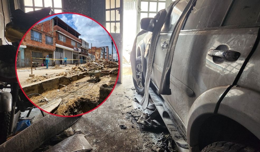 Incendio en Tunjuelito una familia atrapada y sin salida por obras del Acueducto