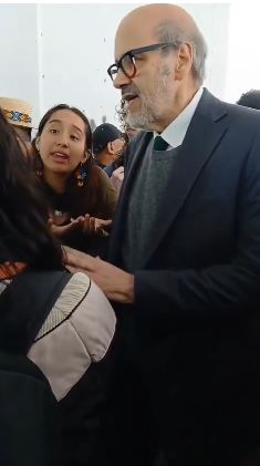 Minga no le permite la entrada al rector de la Universidad Nacional 1 Minga no le permite la entrada al rector de la Universidad Nacional