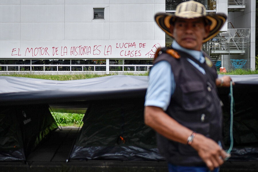 Pese a cuestionamientos, Gobierno y U. Nacional defienden presencia de minga 1 Pese a cuestionamientos, Gobierno y U. Nacional defienden presencia de minga