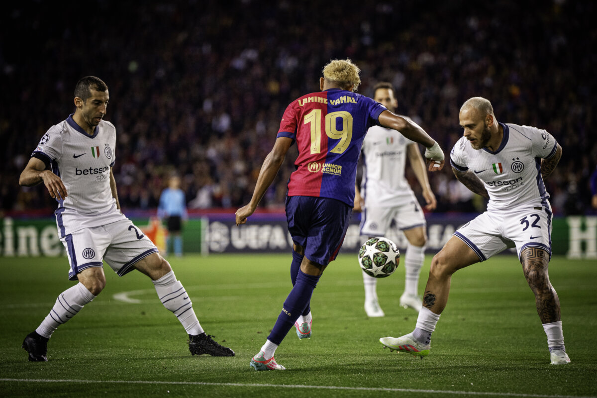 ¡Partidazo en la Champions! Barcelona e Inter terminaron en empate 6 ¡Partidazo en la Champions! Barcelona e Inter terminaron en empate El Barcelona empató 3-3 con el Inter en la ida de semifinales de la Liga de Campeones, con goles de Lamine Yamal y un doblete de Dumfries.