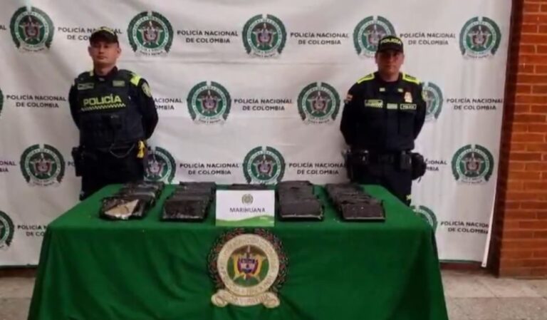 Policía incautó más de 20 kilos de marihuana en el aeropuerto internacional El Dorado