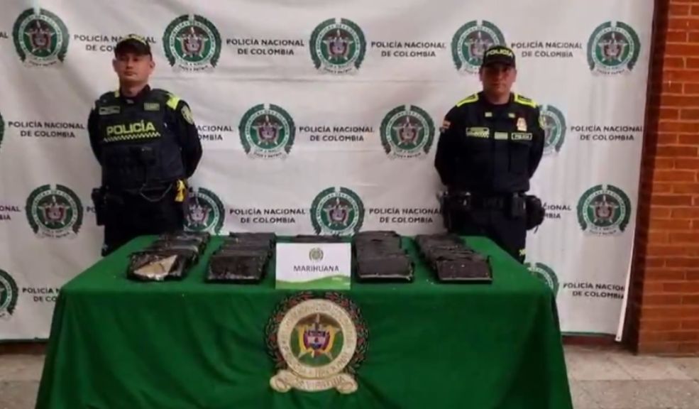 Policía incautó más de 20 kilos de marihuana en el aeropuerto internacional El Dorado