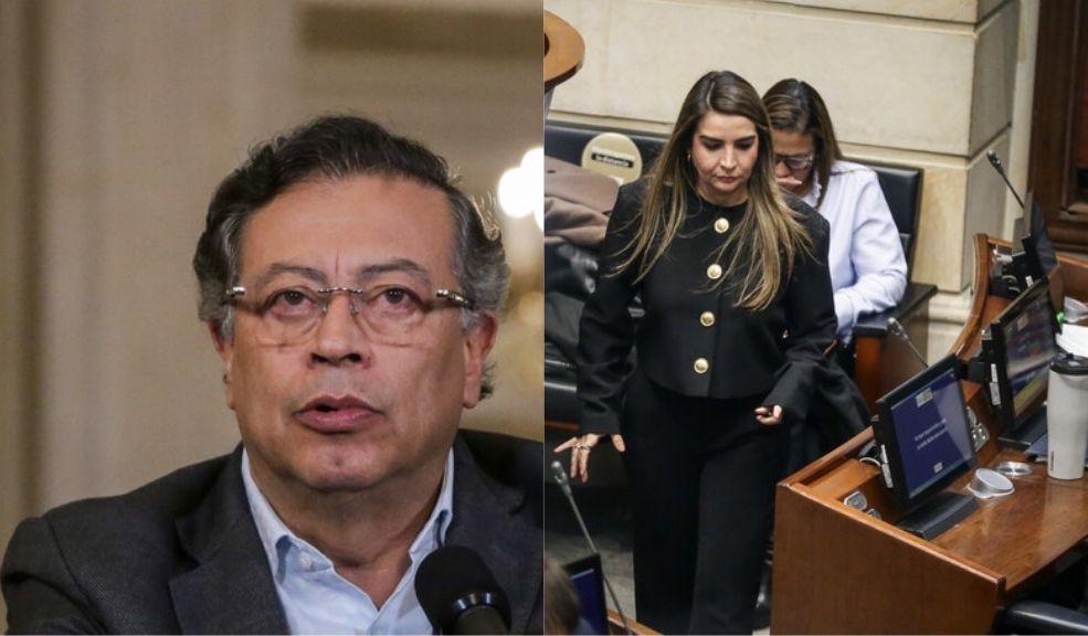 Presidente Petro justificó protestas frente a casa de la senadora Nadia Blel La senadora, por su parte, le lanzó una indirecta fuerte a Petro al decir que “quien apela a este tipo de acciones no solo se desacredita, también pone en riesgo la convivencia democrática”.