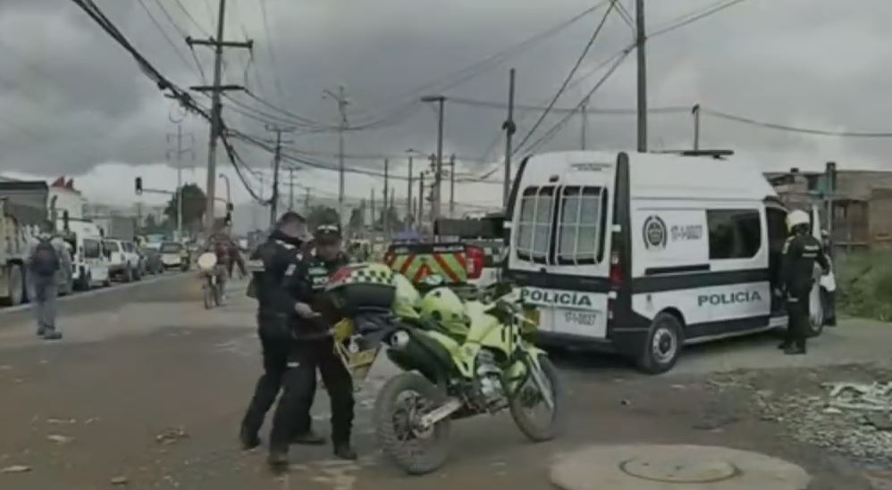 Sicario en bicicleta ataca a plena luz del día en Fontibón