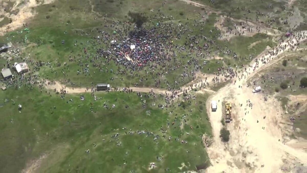 La Policía acompaña las peregrinaciones en Bogotá, desde el aire 2 La Policía acompaña las peregrinaciones en Bogotá, desde el aire