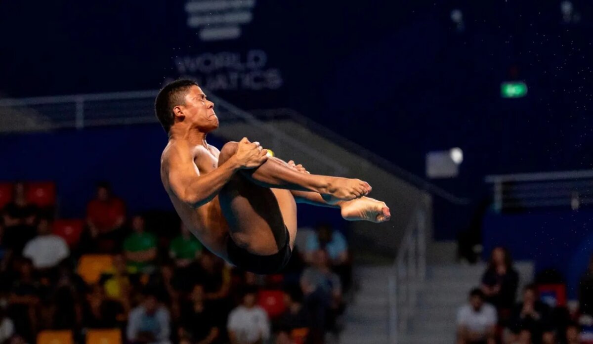 "El sueño es darle la medalla olímpica al pueblo colombiano", Luis Felipe Uribe 2 Cuatro medallas (2 de plata y 2 de bronce) suma en total Luis Felipe, en su carrera como clavadista.