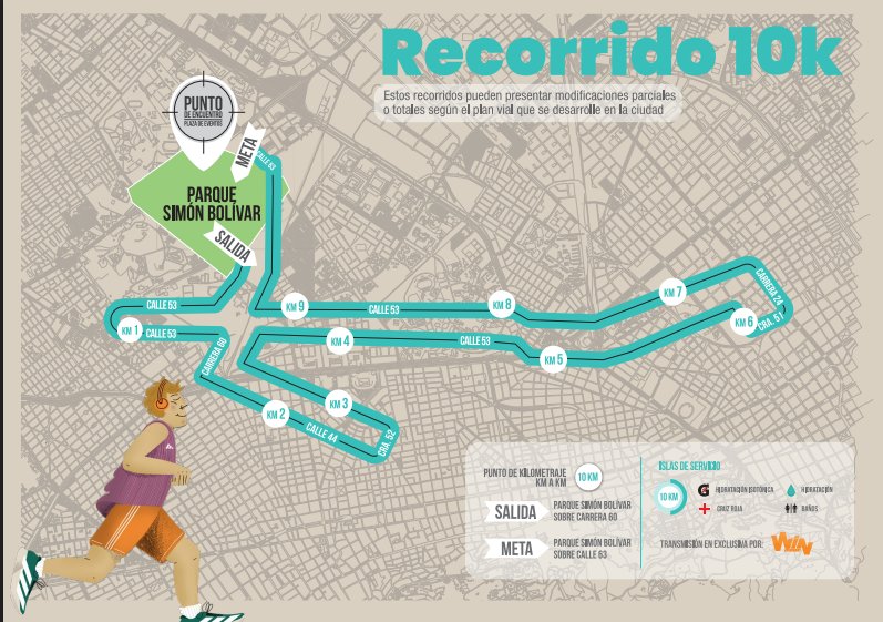 Media maratón de Bogotá 2025: Inscripciones, Recorridos y Kit Oficial 3 Media maratón de Bogotá 2025: Inscripciones, Recorridos y Kit Oficial Vive la experiencia de la media maratón de Bogotá 2025. Conoce fechas, distancias, costos, entrenamientos y todo sobre Expomedia. ¡Inscríbete ahora!