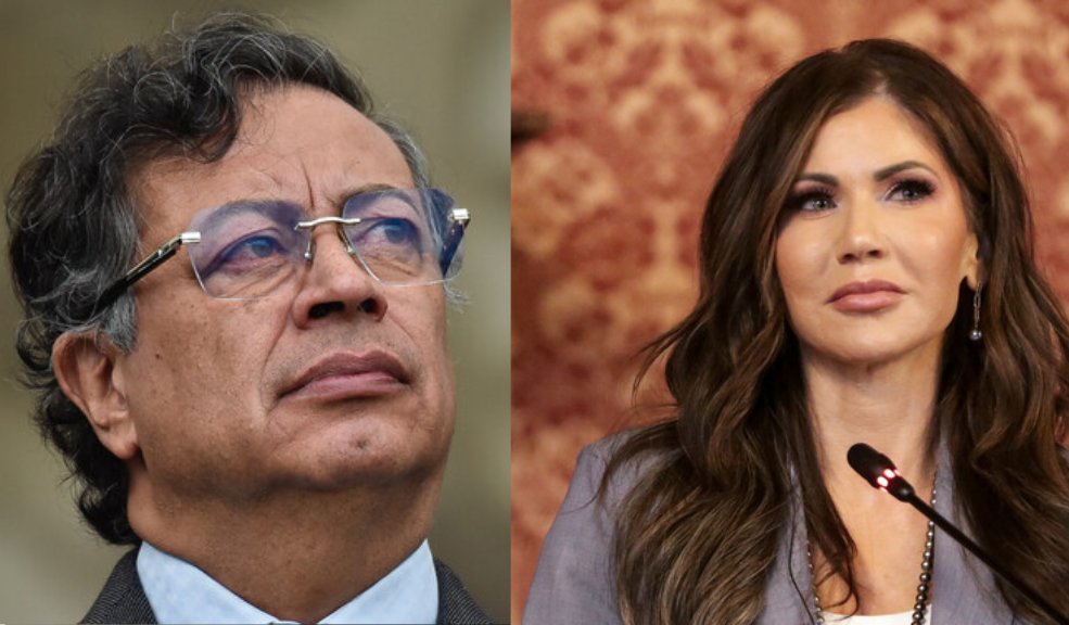 Se tensiona la relación entre Colombia y EE.UU. tras declaraciones de secretaria Noem Según Noem, Petro habría minimizado la peligrosidad de la banda criminal 'Tren de Aragua'.