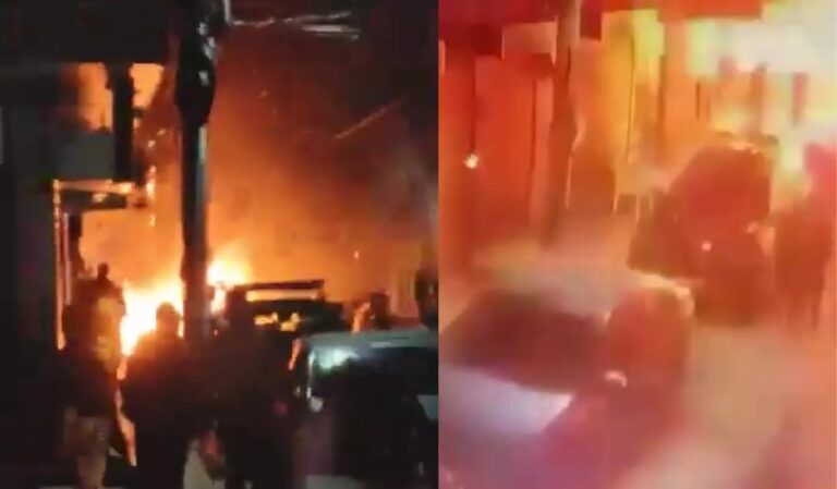 EN VIDEO: Así fue el ataque con motobomba en La Plata, Huila