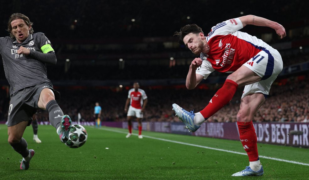 Arsenal e Inter ponen contra las cuerdas al Real y al Bayern en la Champions Real Madrid, con 15 Champions en sus vitrinas, y Bayern de Múnich (6 'Orejonas') quedan al borde del precipicio después de sus respectivas derrotas este martes en la ida de cuartos ante Arsenal (3-0) e Inter de Milán (2-1).