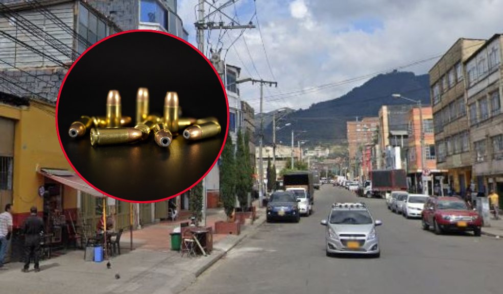 Un hombre fue asesinado a plena luz del día en el barrio Eduardo Santos, Los Mártires. Tras el ataque, falleció en el hospital.