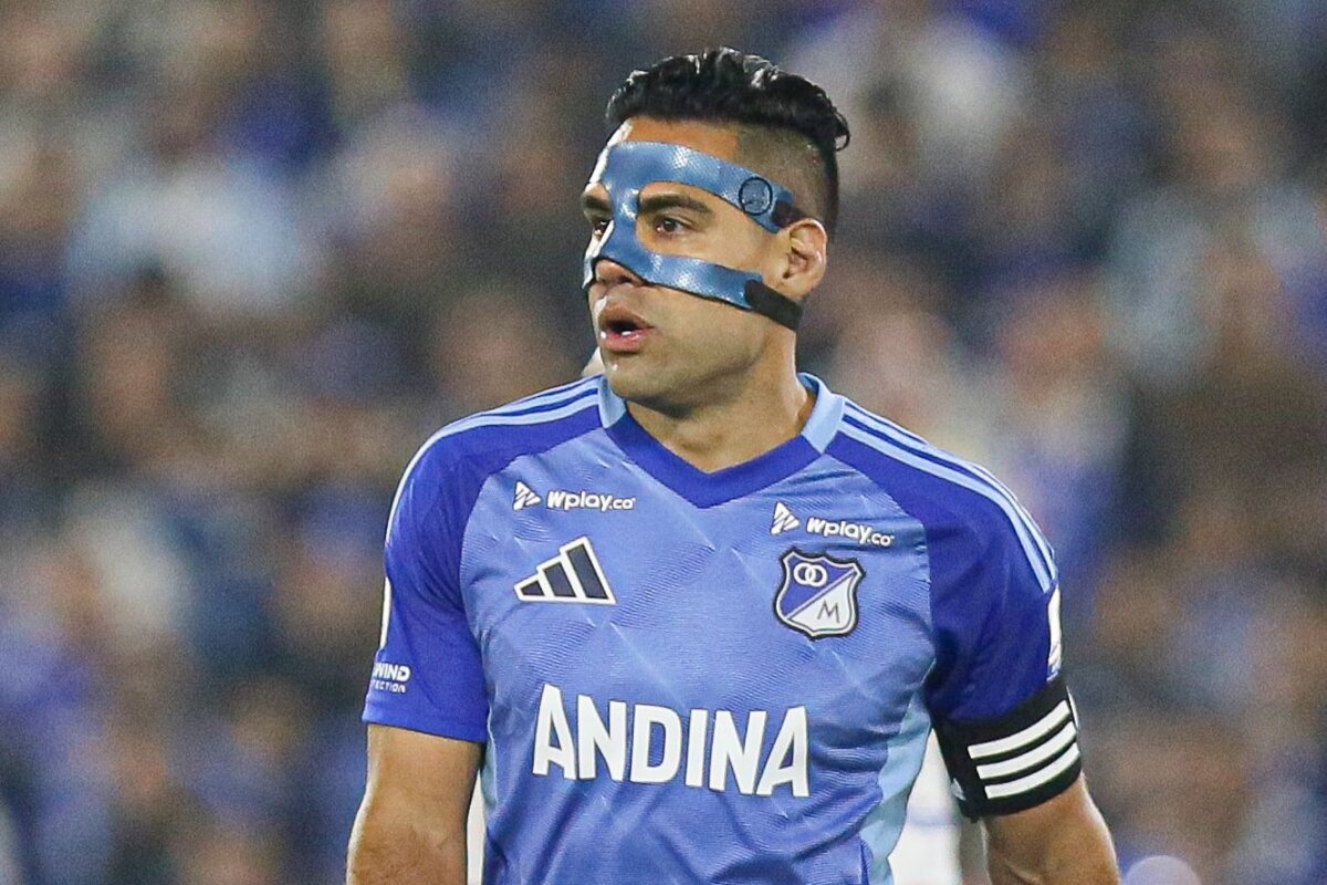 Radamel Falcao suma este semestre con Millonarios 1 gol en 5 juegos. 