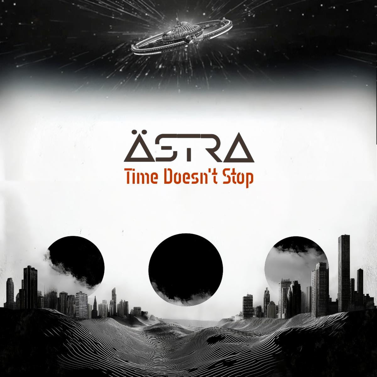 Ästra lanza 'Time Doesn’t Stop', un grito urgente sobre la vida moderna Escrito, producido y grabado por Guillermo Morales Vitola, el tema combina guitarras crudas y baterías intensas para transmitir urgencia y reflexión.