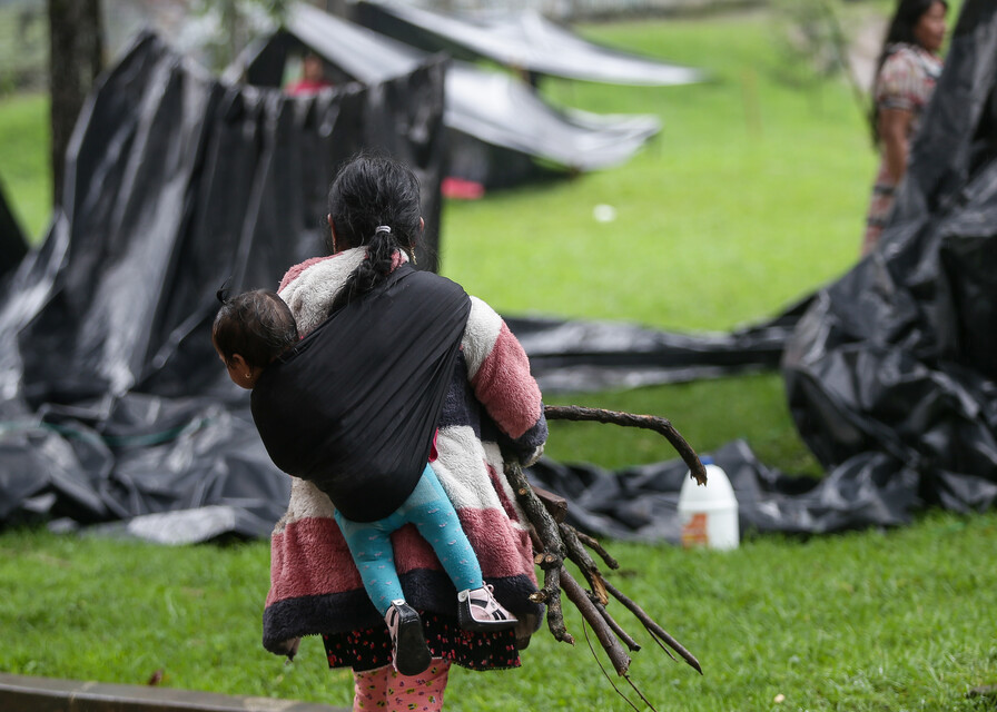 Bogotá enfrenta una nueva crisis en el Parque Nacional por ocupación indígena emberá 1 emberá