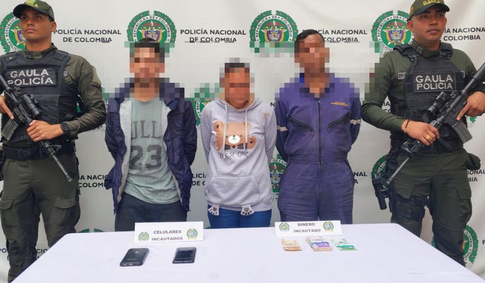 Capturan a banda dedicada al robo y extorsión de motos en Los Mártires