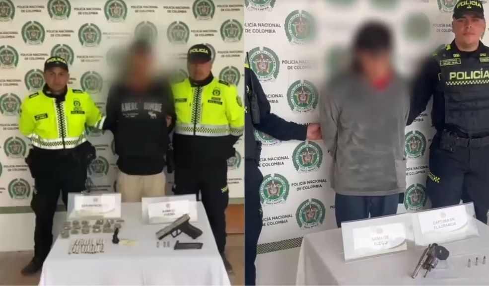 Capturan-a-dos-personas-con-armas-de-fuego-y-drogas-en-Soacha