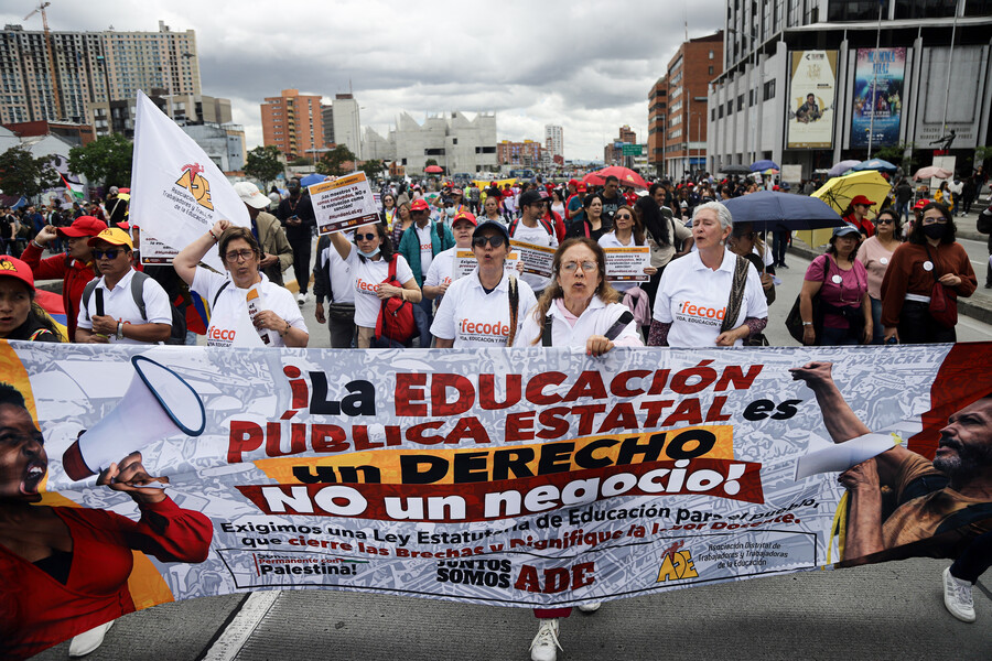 Fecode se unirá al paro de 48 horas para apoyar la consulta del Gobierno