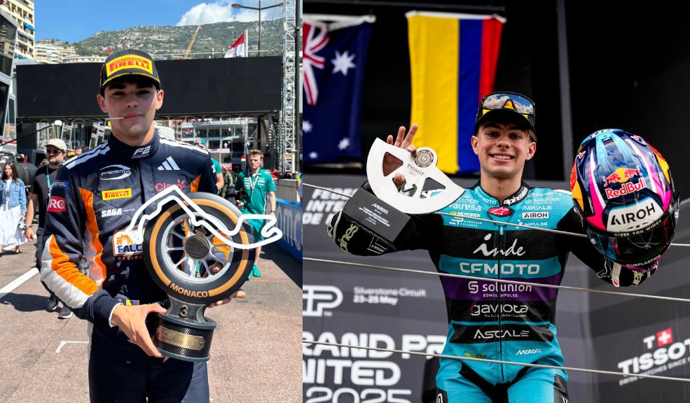Colombia brilla en el deporte motor: Alonso y Montoya lograron sus primeros podios Mientras Sebastián Montoya fue tercero en el Gran Premio de Mónaco de Fórmula 2, David Alonso logró el mismo resultado en el Gran Premio de Gran Bretaña de Moto2.