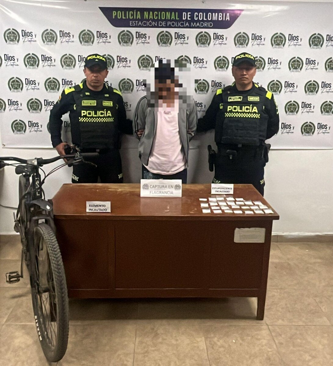 Policía reportó 14 capturas en La Sabana