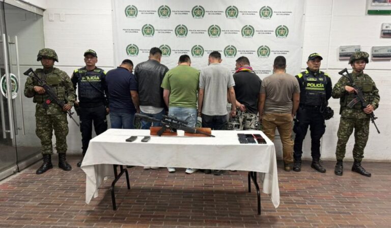 Seis capturados con fusil de alto alcance en Ciudad Bolívar